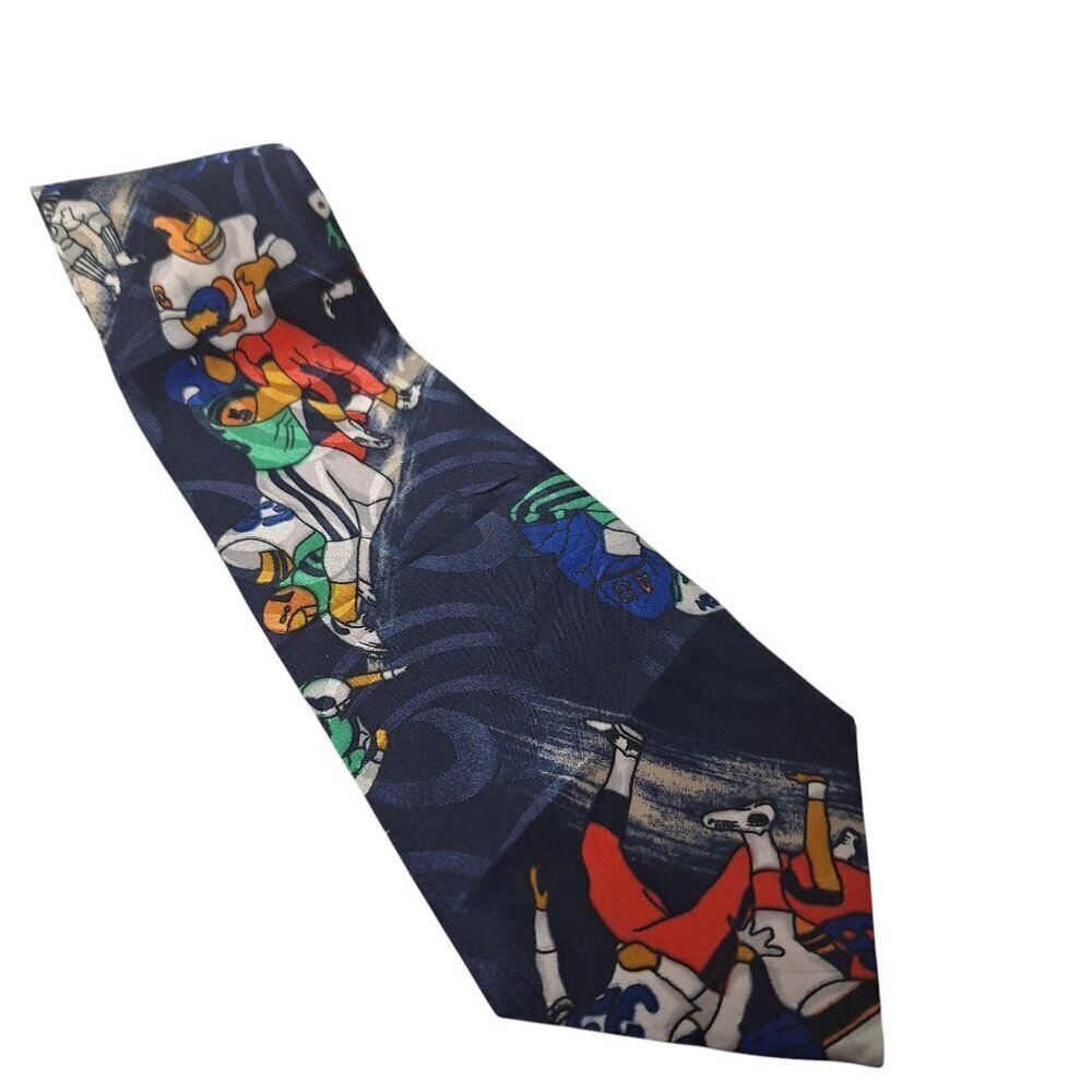 Florence Football Player Necktie Polyester